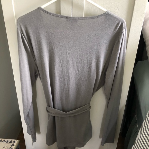 The Limited ,, gray wrap top - Picture 10 of 15